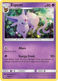 Espeon (89/214) (Cosmos Holo) (Exclusivo en blíster) [Sol y Luna: Lost Thunder] 
