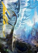 Tarjeta artística del puente Mistvault (firma estampada en oro) [Serie de arte Modern Horizons 2] 