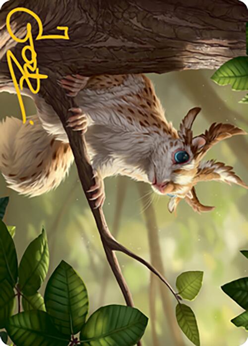 Tarjeta de arte Squirrel Sovereign (firma estampada en oro) [Serie de arte Modern Horizons 2] 