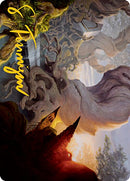 Yavimaya, tarjeta artística Cradle of Growth (firma estampada en oro) [Serie de arte Modern Horizons 2] 