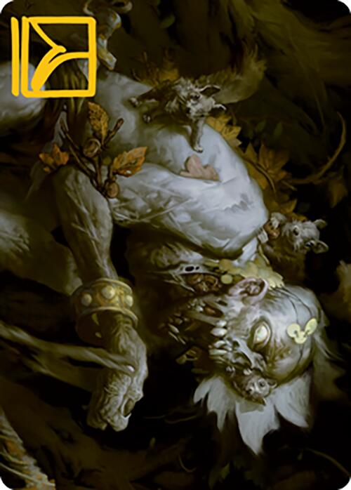Tarjeta de arte Nested Shambler (firma con sello dorado) [Serie de arte Modern Horizons 2] 