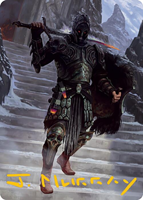 Tarjeta artística Dakkon, Shadow Slayer (49) (Firma estampada en oro) [Serie de arte Modern Horizons 2] 