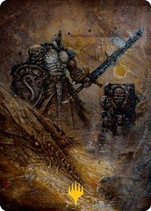 Tarjeta artística Dakkon, Shadow Slayer (48) (Firma estampada en oro) [Serie de arte Modern Horizons 2] 