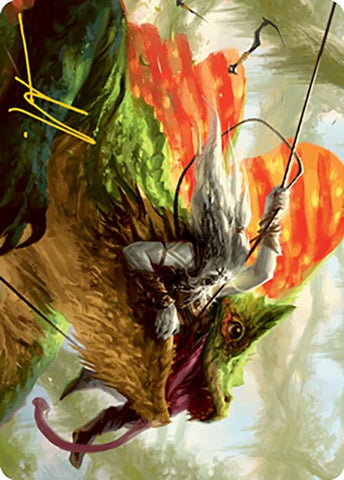 Tarjeta de arte capturada por Lagacs (firma estampada en oro) [Serie de arte Modern Horizons 2] 