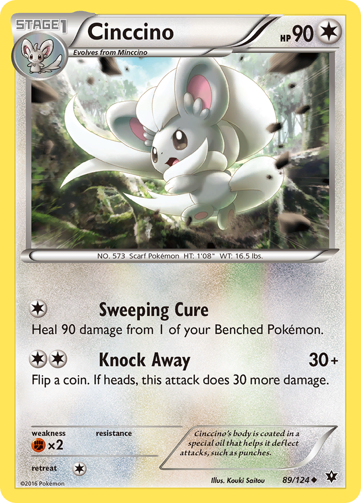 Cinccino (89/124) [XY: Destinos en colisión] 