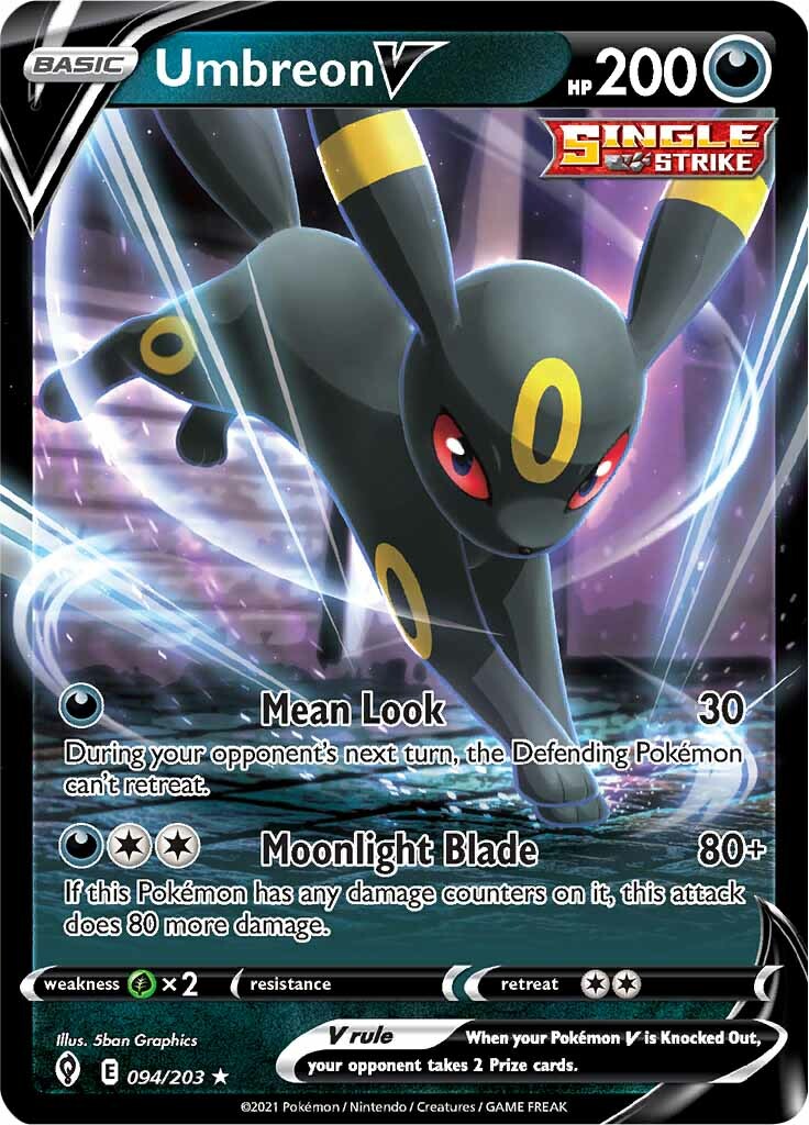 Umbreon V (094/203) [Espada y escudo: cielos en evolución] 