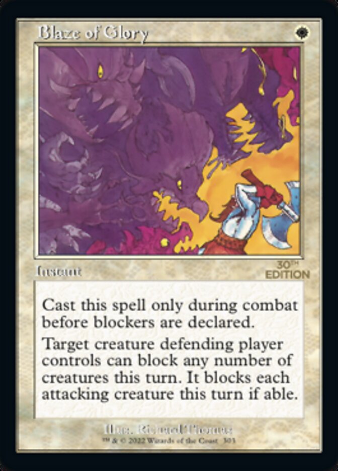 Blaze of Glory (Retro) [Edición del 30 aniversario] 
