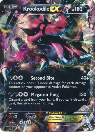 Krookodile EX (XY25) (Tarjeta Jumbo) [XY: Black Star Promos] 