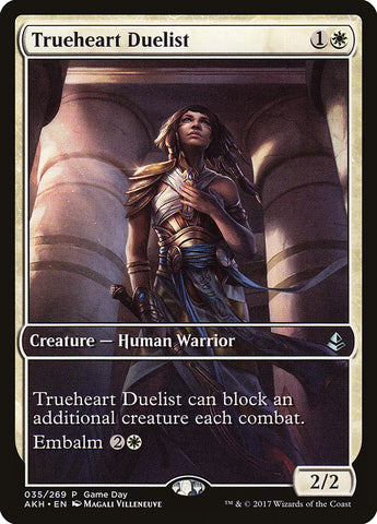 Duelista Trueheart (Día del juego) [Promociones de Amonkhet] 