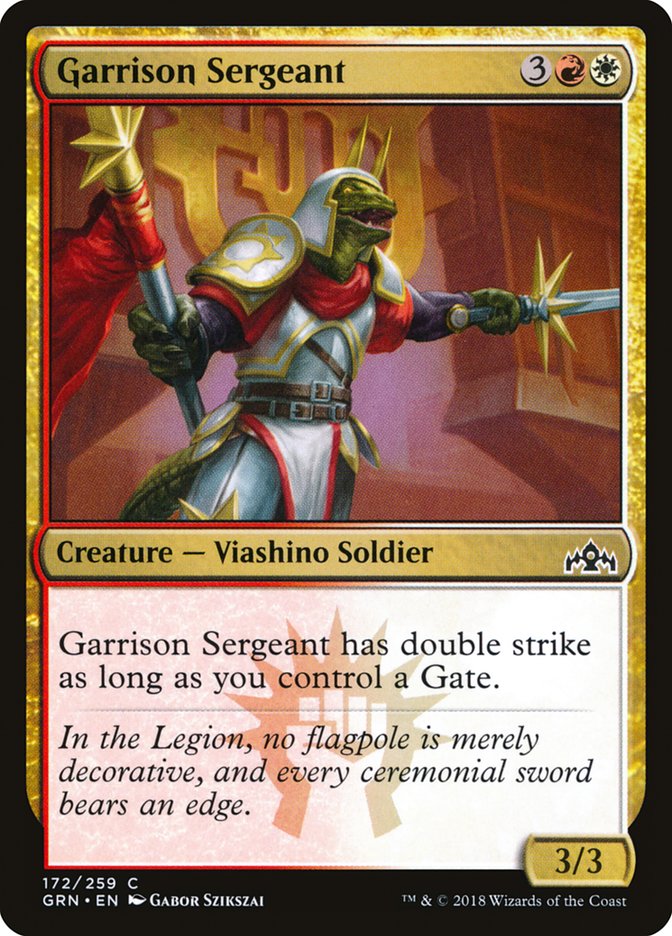 Sargento de guarnición [Gremios de Ravnica] 