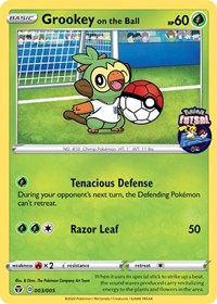Grookey en la pelota (003/005) [Tarjetas varias] 