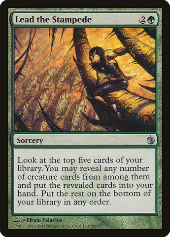 Lidera la estampida [Mirrodin asediado] 