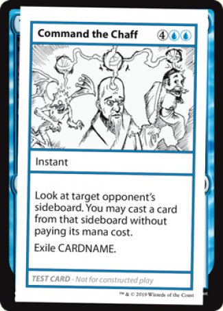 Command the Chaff (Edición 2021) [Tarjetas de prueba de juego Mystery Booster] 