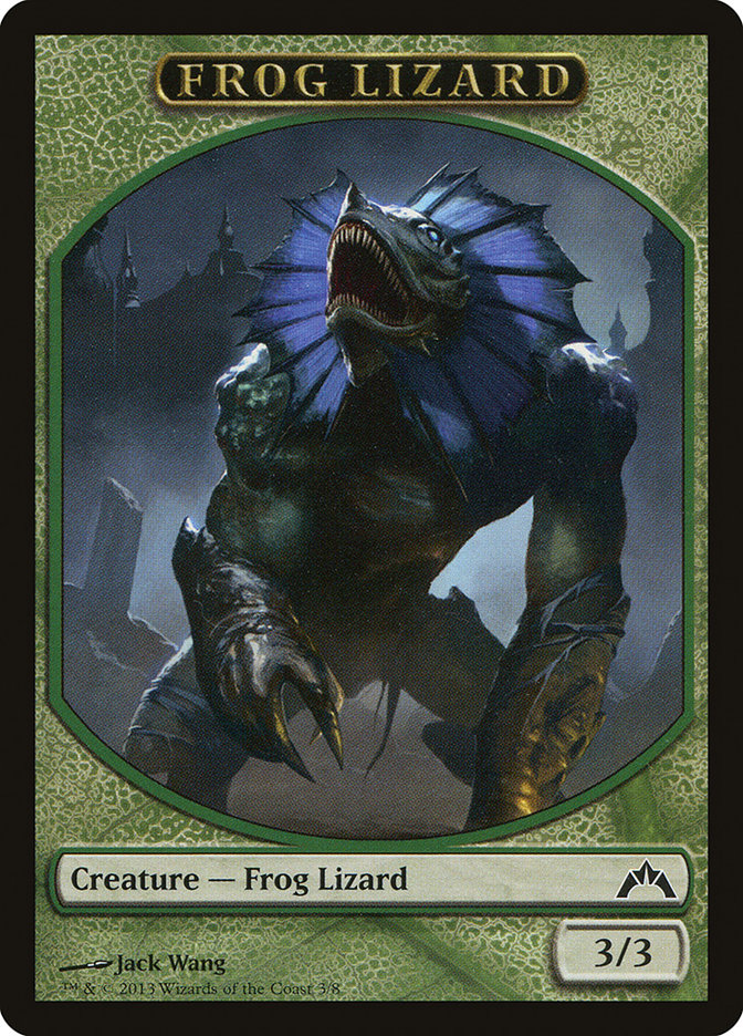 Ficha de lagarto rana [Fichas de Gatecrash] 
