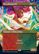 Bloodbraid Elf (arte alternativo sin fronteras) [Kit de cuenta regresiva del 30 aniversario de Secret Lair] 