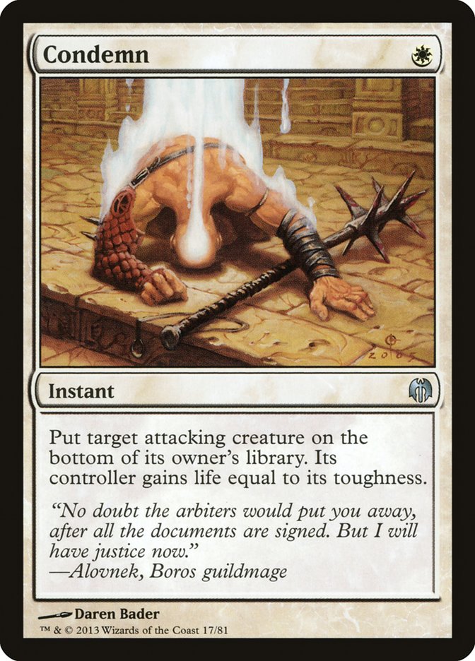 Condenar [Duel Decks: Heroes vs.Monsters] 
