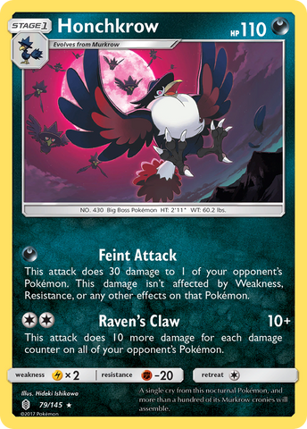 Honchkrow (79/145) [Sol y Luna: Guardianes en ascenso] 