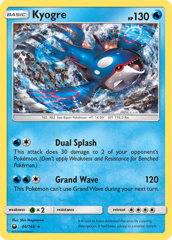 Kyogre (46/168) [Sol y Luna: Tormenta Celestial] 