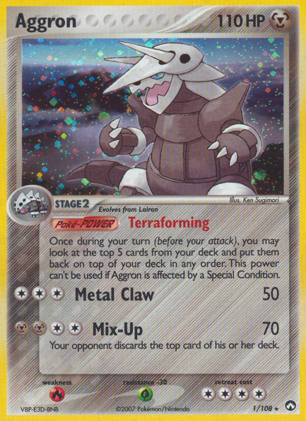 Aggron (1/108) [EX: Guardianes del poder] 
