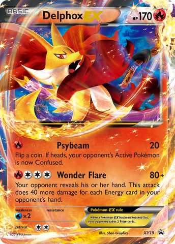 Delphox EX (XY19) [XY: Promociones de Black Star] 