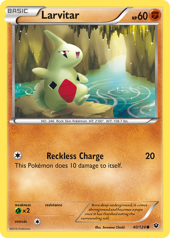 Larvitar (40/124) [XY: Destinos en colisión] 
