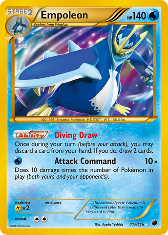 Empoleon (117/116) [Blanco y negro: Congelación de plasma] 