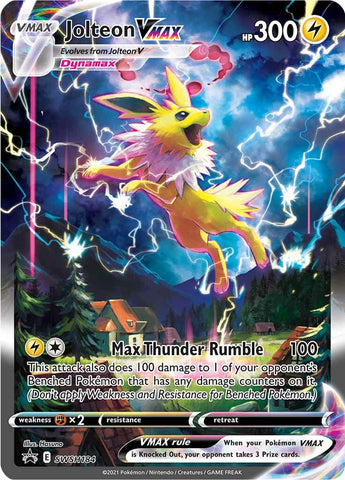 Jolteon VMAX (SWSH184) [Espada y escudo: Promociones de Black Star] 