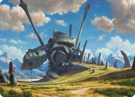 Tarjeta de arte de las llanuras 1 [Serie de arte Dominaria United] 