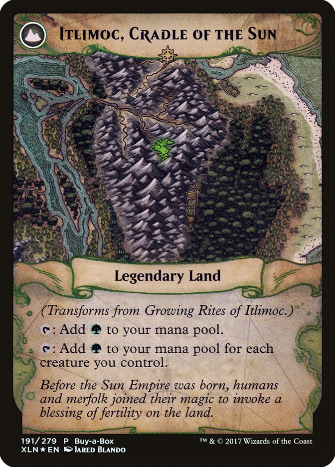 Ritos de cultivo de Itlimoc // Itlimoc, cuna del sol (Buy-A-Box) [Cofre del tesoro de Ixalan] 