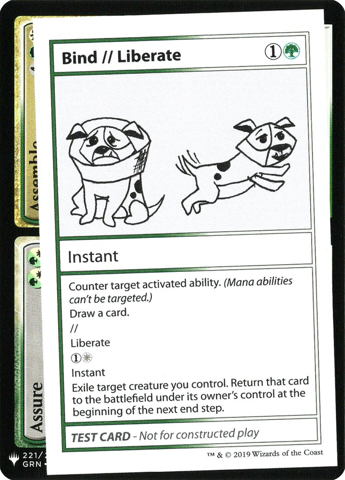 Vincular // Liberar [Tarjetas de prueba de juego Mystery Booster] 