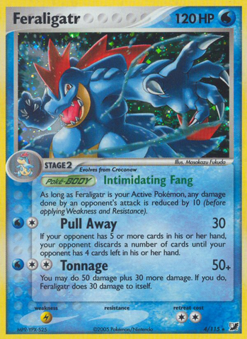 Feraligatr (4/115) [EX: Fuerzas invisibles] 