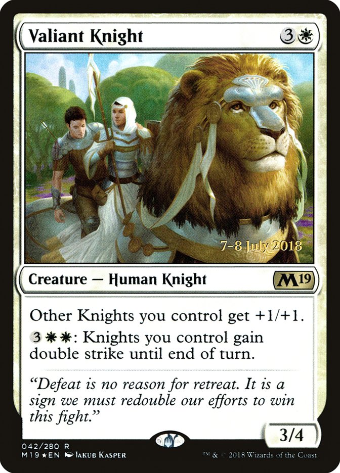 Valiant Knight [Promociones de presentación de la colección básica 2019] 