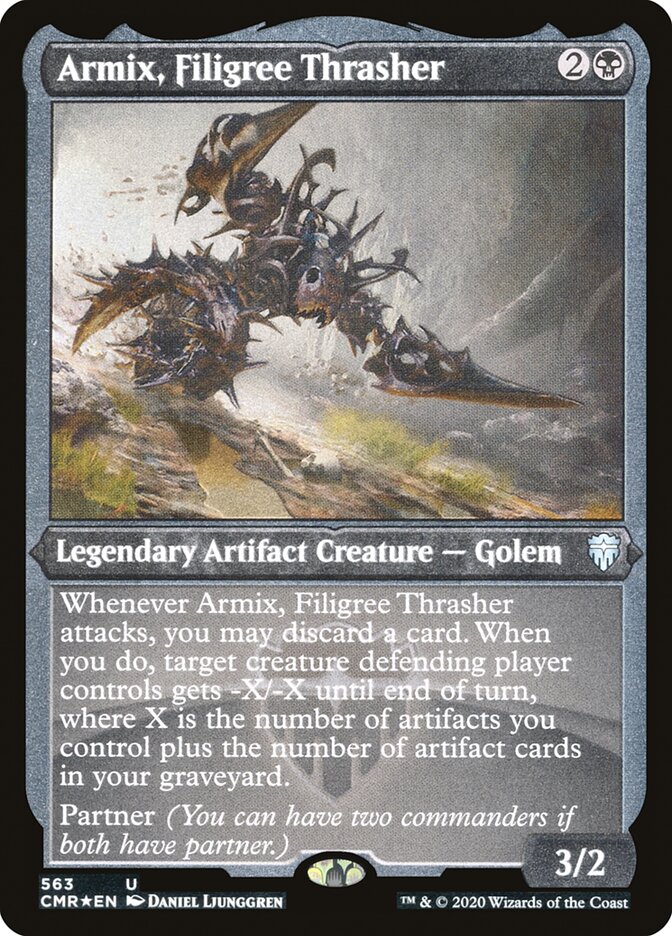 Armix, Filigree Thrasher (Grabado) [Commander Legends] 