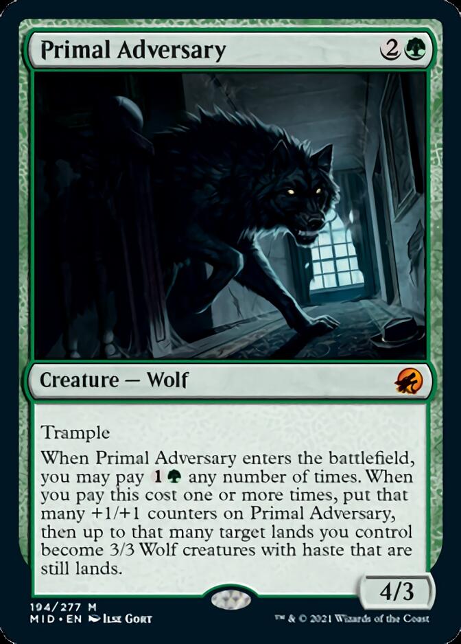 Adversario primigenio [Innistrad: Caza de medianoche] 