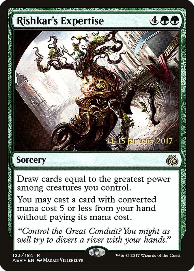 La experiencia de Rishkar [Promociones de presentación de Aether Revolt] 