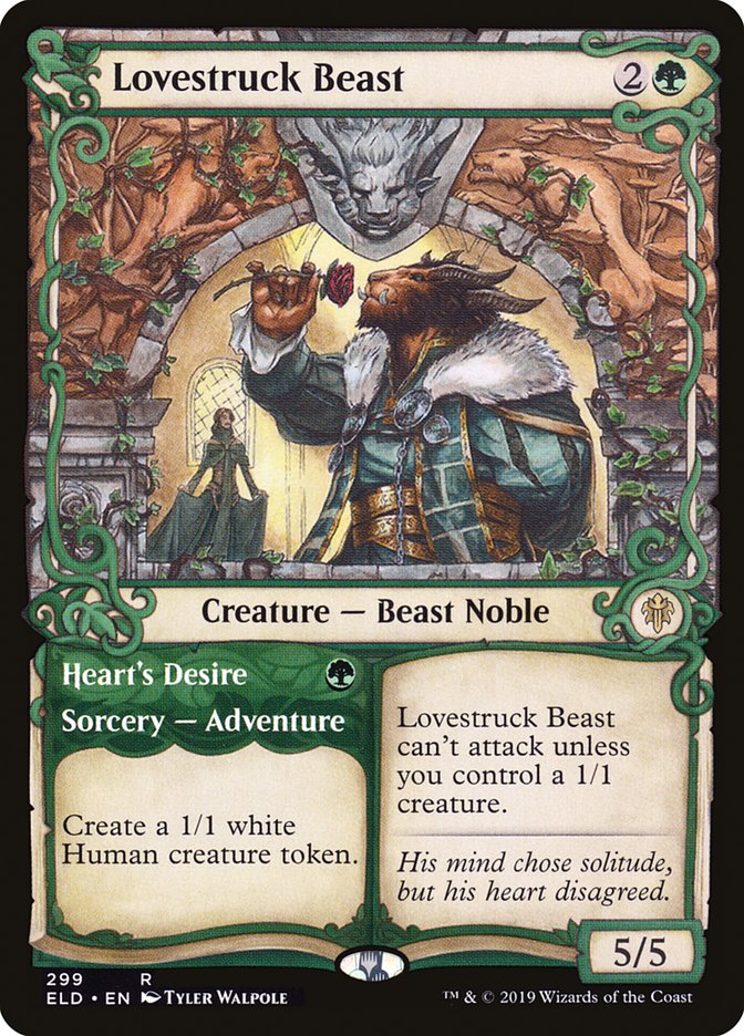 Bestia enamorada // El deseo del corazón (escaparate) [Trono de Eldraine] 