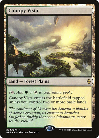 Canopy Vista [Promociones de Batalla por Zendikar] 