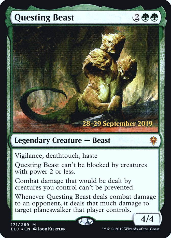 Questing Beast [Promociones de presentación del Trono de Eldraine] 
