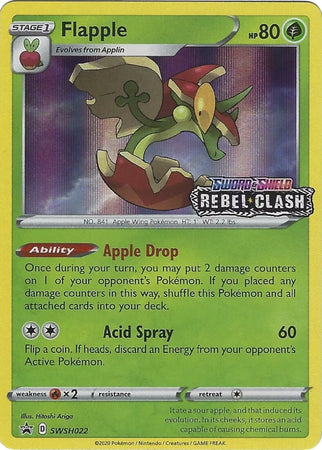 Flapple (SWSH022) (Promoción de presentación) [Sword &amp; Shield: Black Star Promos] 