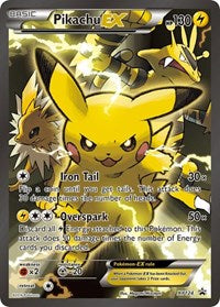 Pikachu EX (XY124) (Tarjeta Jumbo) [XY: Promociones Black Star] 