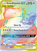 Eevee y Snorlax GX (191/181) [Sol y Luna: forman equipo] 