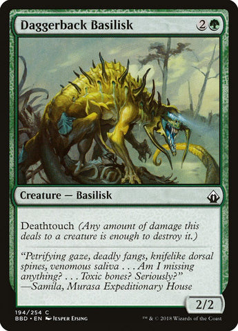 Basilisco espalda de daga [Battlebond] 