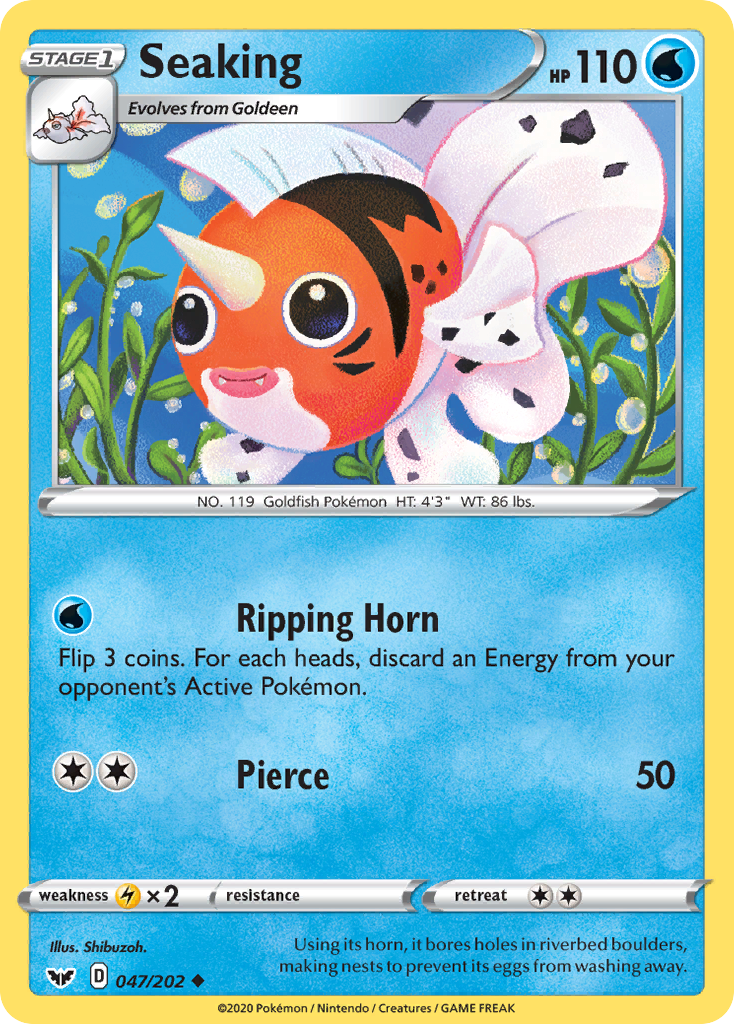 Seaking (047/202) [Espada y escudo: conjunto básico] 