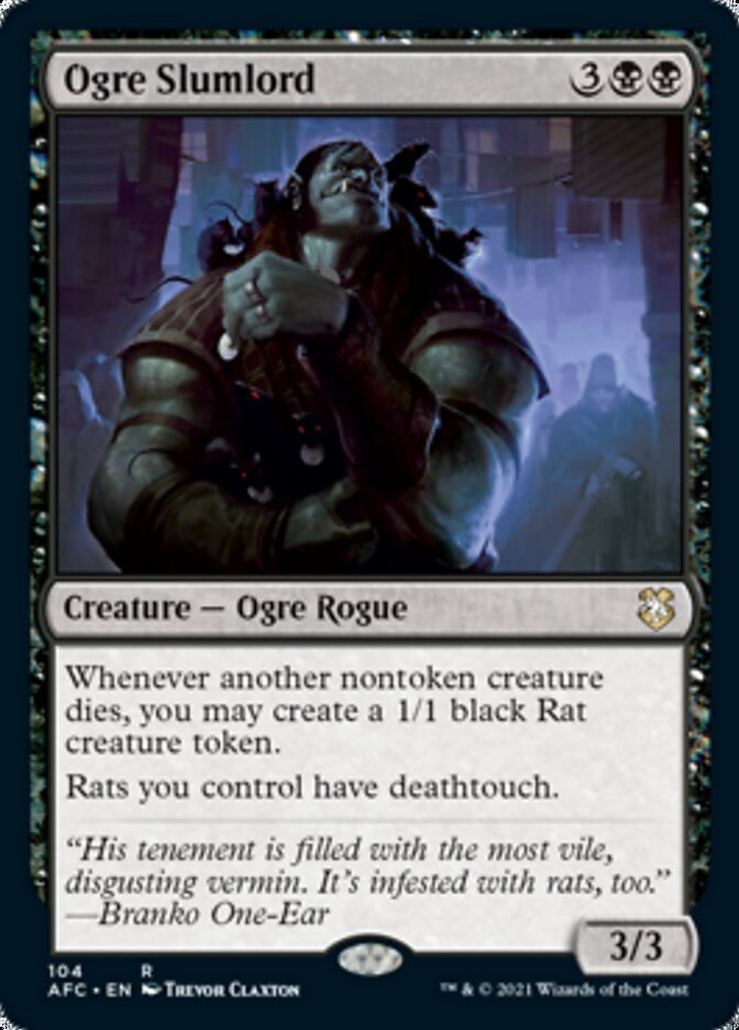 Ogre Slumlord [Dragones y Mazmorras: Aventuras en los Reinos Olvidados Commander] 