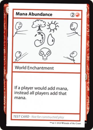Abundancia de maná (edición 2021) [Tarjetas de prueba de juego Mystery Booster] 