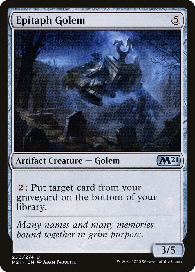 Epitaph Golem [Conjunto básico 2021] 