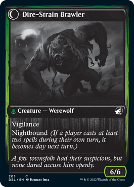 Transportista incansable // Luchador de tensión extrema [Innistrad: función doble] 