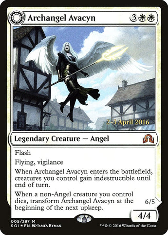 Arcángel Avacyn // Avacyn, el Purificador [Promociones de presentación de Sombras sobre Innistrad] 