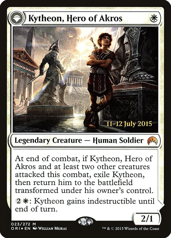 Kytheon, héroe de Akros // Gideon, forjado en la batalla [Promociones de presentación de Magic Origins] 