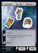 Minotauro de hot dog ancestral [Pegatinas de Unfinity] 